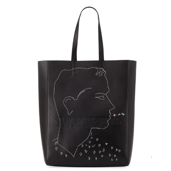 Calvin Klein 205W39NYC Other - Calvin Klein x Andy Warhol Black Leather Tote Bag 205W39NYC RTW $1450 Shoulder